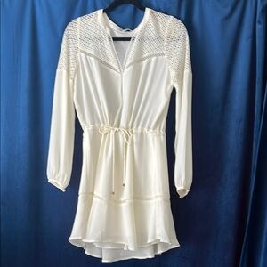 Heartloom Cream Long-Sleeve Dress